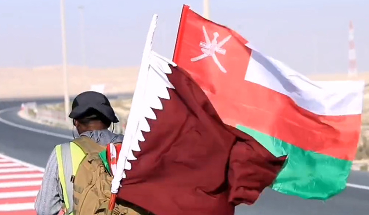 68-year-old Omani man walks for over 30 days to join Qatar National Day 